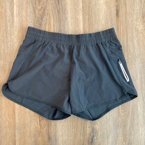 Zyia active gray track shorts